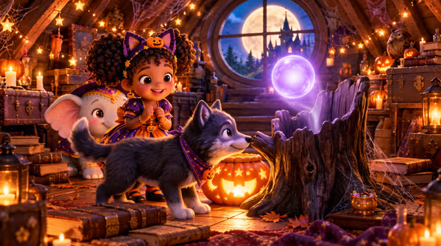 Scene 24 - Le mystère de la lanterne d’Halloween 🎃 | Lala Kids Planet
