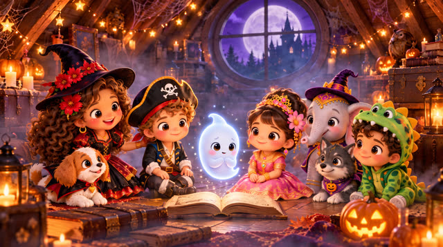 Scene 40 - Le mystère de la lanterne d’Halloween 🎃 | Lala Kids Planet