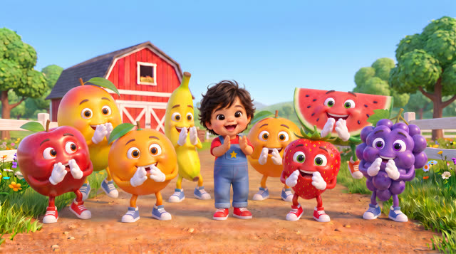 Scene 26 - Fruit Fruta Yum Yum Yum | Braulio's Sing Alongs