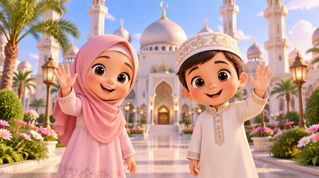 Scene 1 - Assalamu Alaikum 🌙 | Islamic Song for Kids