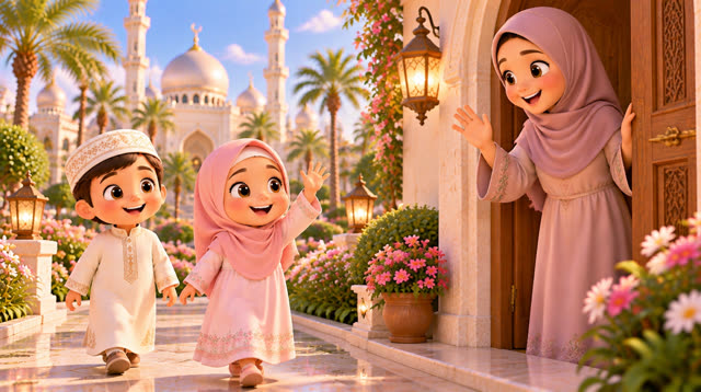 Scene 8 - Assalamu Alaikum 🌙 | Islamic Song for Kids