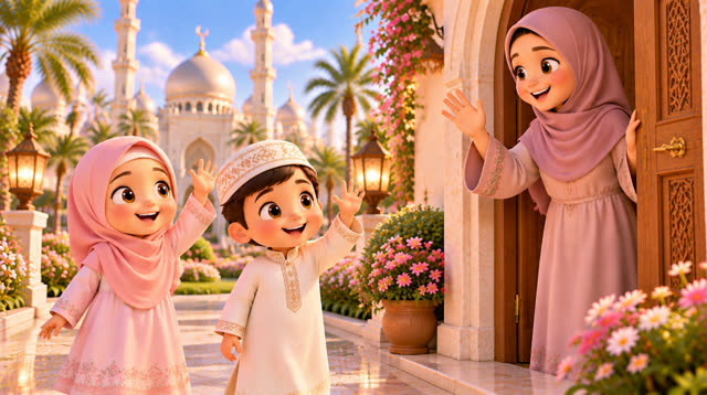 Scene 9 - Assalamu Alaikum 🌙 | Islamic Song for Kids