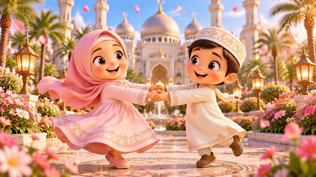 Scene 10 - Assalamu Alaikum 🌙 | Islamic Song for Kids