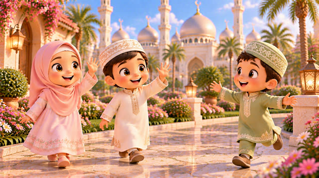 Scene 12 - Assalamu Alaikum 🌙 | Islamic Song for Kids