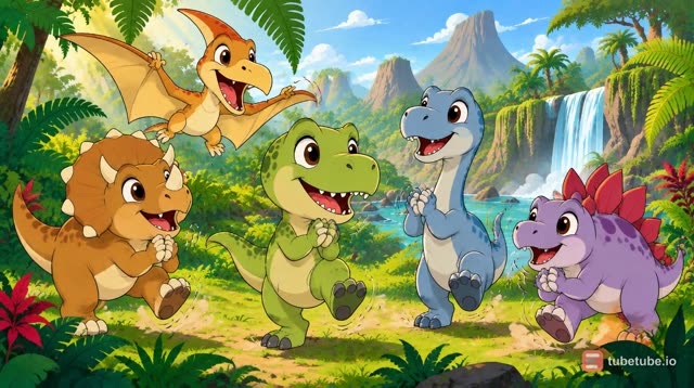 Scene 4 - Dino Dance Party