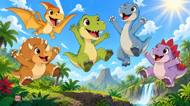 Scene 5 - Dino Dance Party