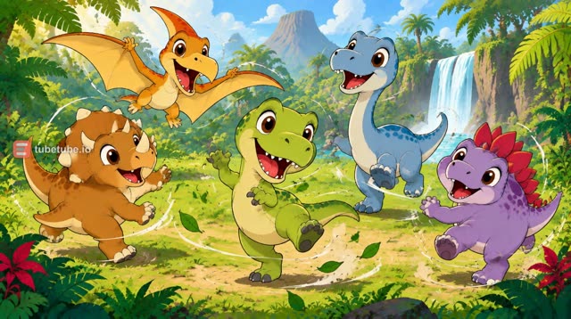 Scene 6 - Dino Dance Party