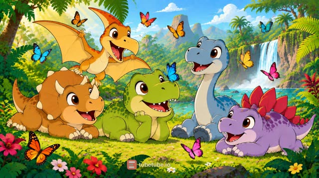 Scene 8 - Dino Dance Party