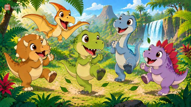 Scene 9 - Dino Dance Party
