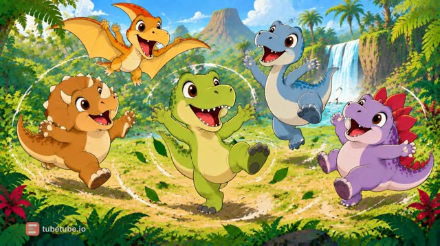 Scene 10 - Dino Dance Party