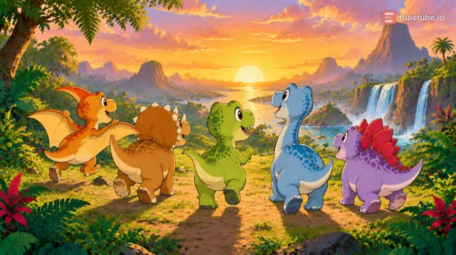 Scene 11 - Dino Dance Party