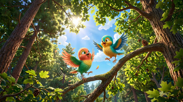 Scene 4 - Pajaritos a Volar