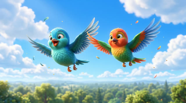 Scene 8 - Pajaritos a Volar