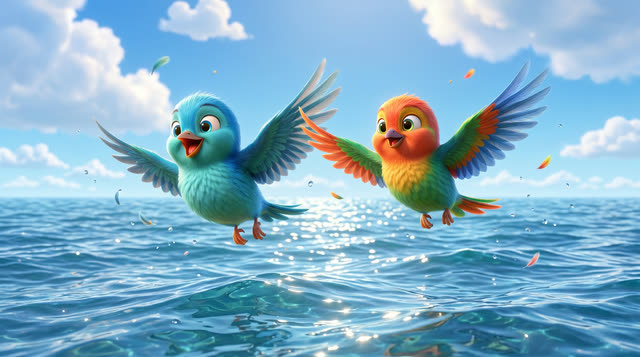 Scene 9 - Pajaritos a Volar