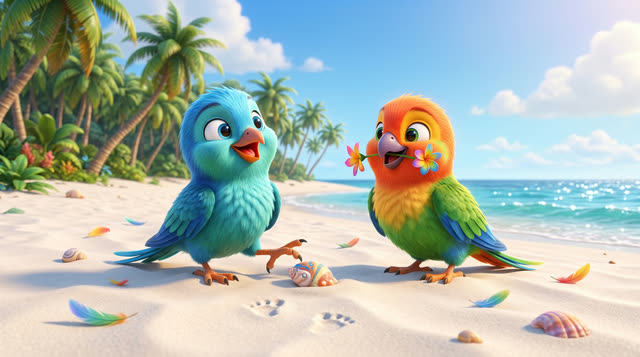 Scene 13 - Pajaritos a Volar