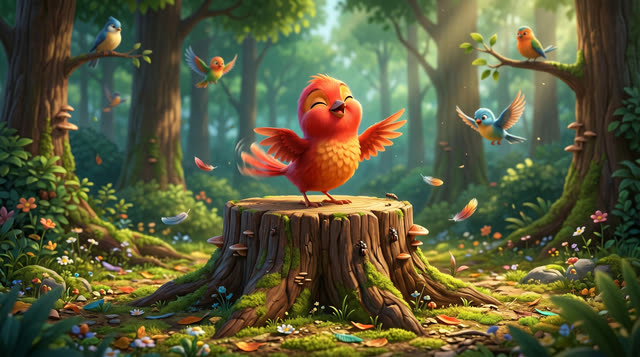Scene 16 - Pajaritos a Volar