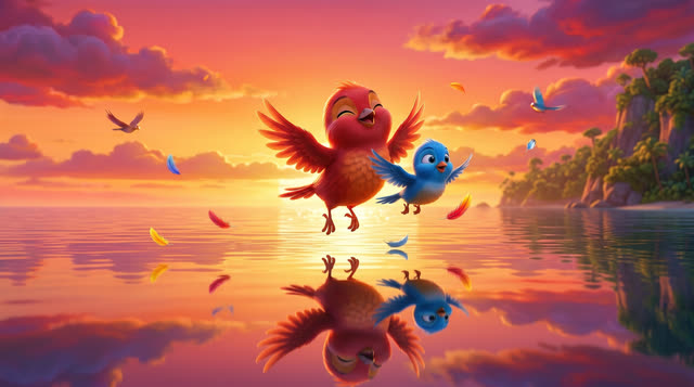 Scene 19 - Pajaritos a Volar