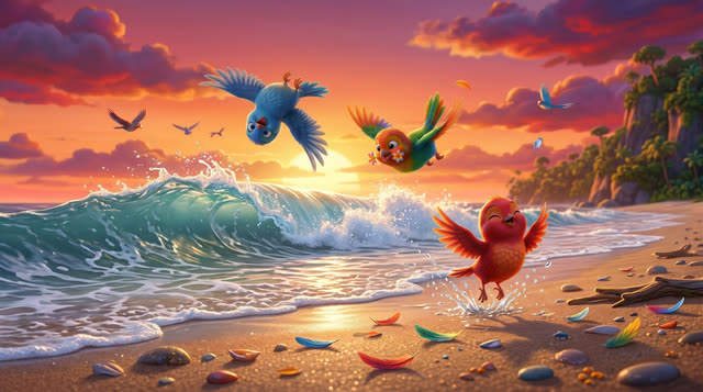 Scene 20 - Pajaritos a Volar