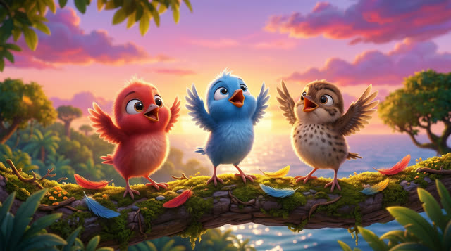 Scene 22 - Pajaritos a Volar