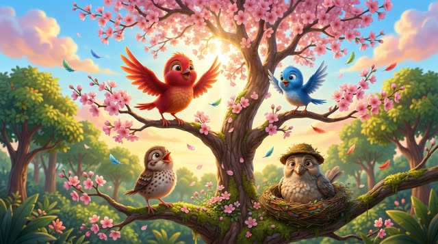 Scene 24 - Pajaritos a Volar