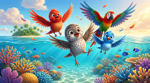 Scene 26 - Pajaritos a Volar