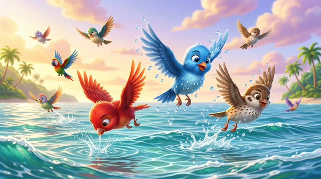 Scene 27 - Pajaritos a Volar