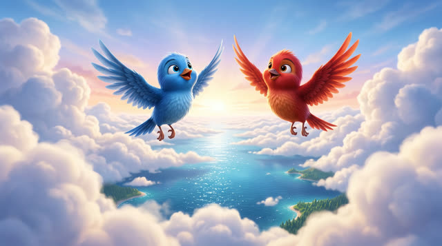 Scene 28 - Pajaritos a Volar