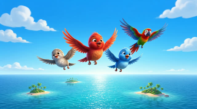 Scene 29 - Pajaritos a Volar
