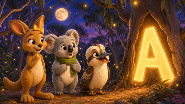 Scene 1 - Find the Letters A-Z with Kiki, Koko & Kev