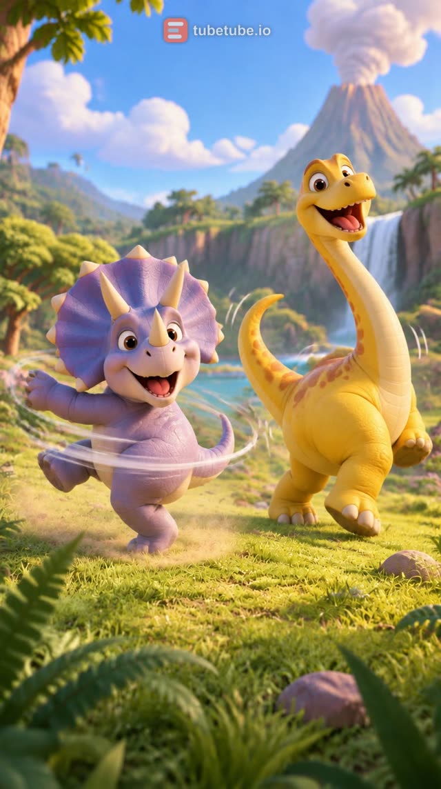 Scene 4 - The Dino Stomp! 🦕 | Fun Dinosaur Dance Song for Kids | Giggle Pals