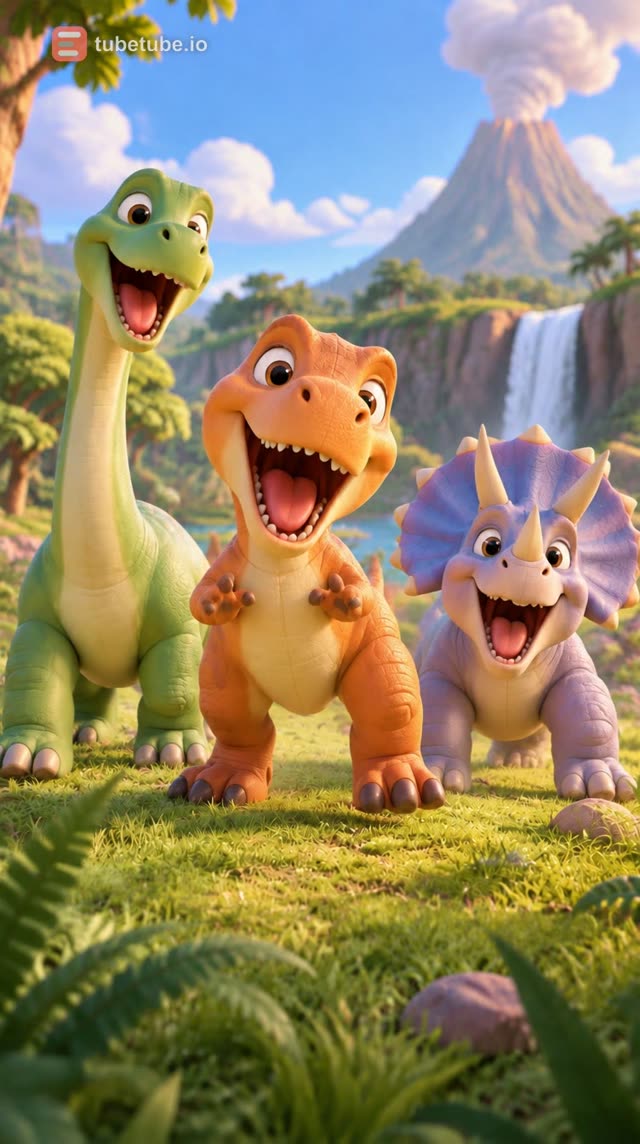 Scene 6 - The Dino Stomp! 🦕 | Fun Dinosaur Dance Song for Kids | Giggle Pals