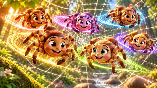 Scene 7 - Elephants on a Spider Web