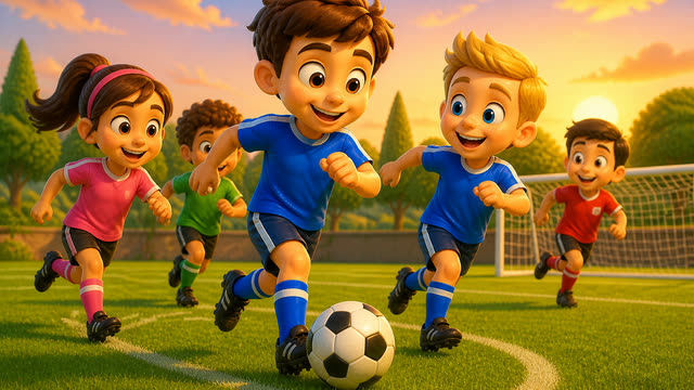 Scene 7 - La chanson du foot ⚽ | Comptine pour enfants