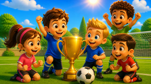 Scene 8 - La chanson du foot ⚽ | Comptine pour enfants