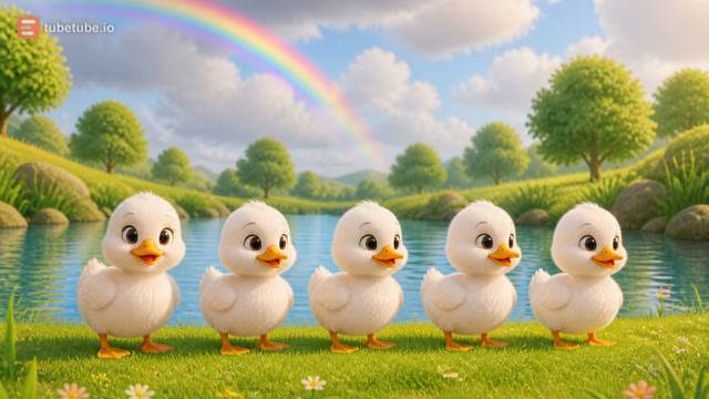Scene 2 - Five Little Rainbow Ducks