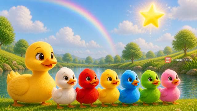 Scene 6 - Five Little Rainbow Ducks