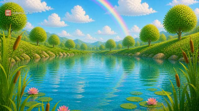Scene 16 - Five Little Rainbow Ducks