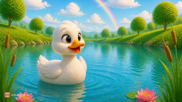 Scene 17 - Five Little Rainbow Ducks