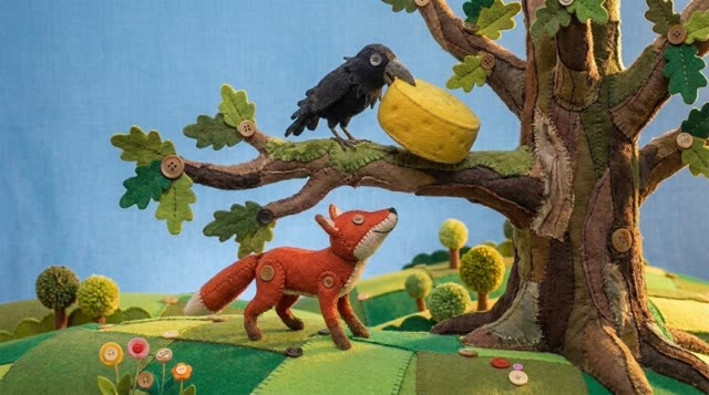 Scene 8 - Le Corbeau et le Renard 🦊🧀 | Fable de La Fontaine pour enfants