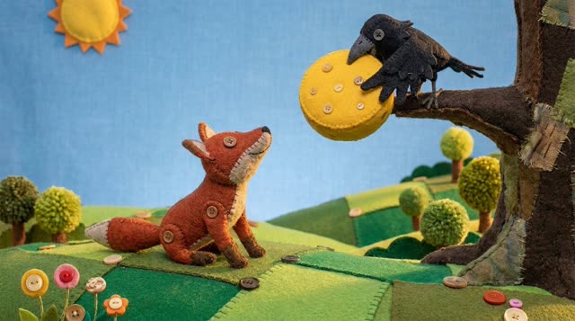 Scene 10 - Le Corbeau et le Renard 🦊🧀 | Fable de La Fontaine pour enfants