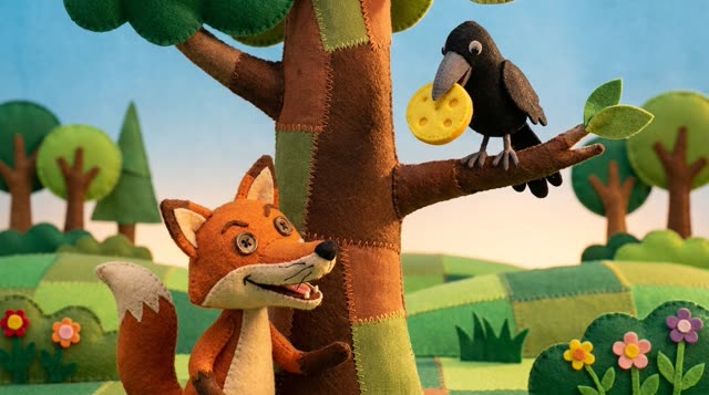 Scene 14 - Le Corbeau et le Renard 🦊🧀 | Fable de La Fontaine pour enfants