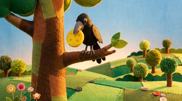 Scene 16 - Le Corbeau et le Renard 🦊🧀 | Fable de La Fontaine pour enfants