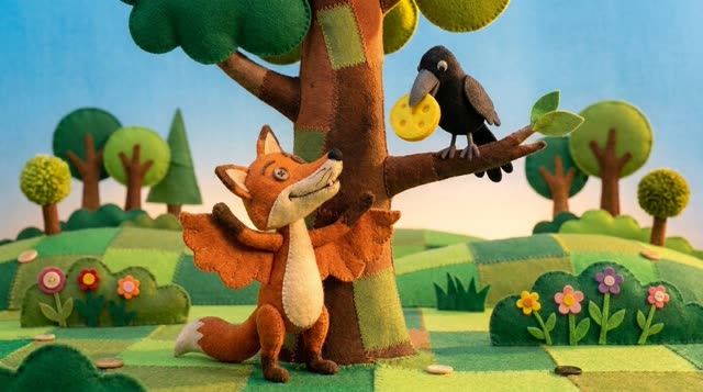 Scene 19 - Le Corbeau et le Renard 🦊🧀 | Fable de La Fontaine pour enfants