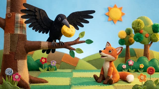 Scene 20 - Le Corbeau et le Renard 🦊🧀 | Fable de La Fontaine pour enfants