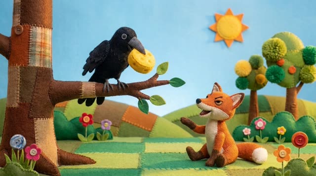 Scene 21 - Le Corbeau et le Renard 🦊🧀 | Fable de La Fontaine pour enfants