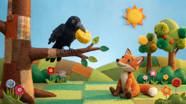 Scene 24 - Le Corbeau et le Renard 🦊🧀 | Fable de La Fontaine pour enfants