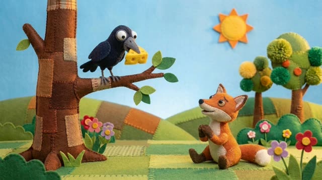 Scene 26 - Le Corbeau et le Renard 🦊🧀 | Fable de La Fontaine pour enfants
