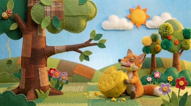Scene 32 - Le Corbeau et le Renard 🦊🧀 | Fable de La Fontaine pour enfants
