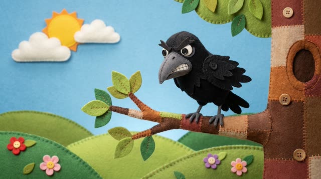 Scene 36 - Le Corbeau et le Renard 🦊🧀 | Fable de La Fontaine pour enfants