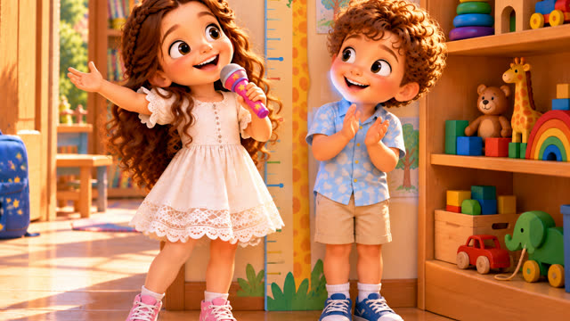 Scene 10 - La rentrée à l'école avec Sia et  Santi